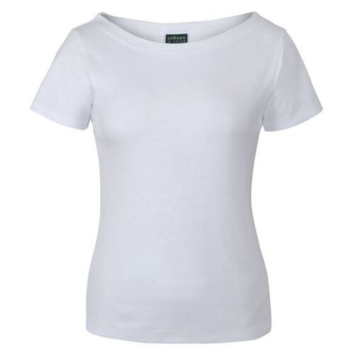 Womens C Of C Short Sleeve Boat Neck Tee Thumbnail