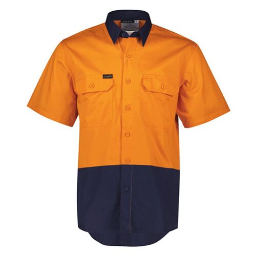 Mens Hi Vis Short Sleeve Shirt Thumbnail