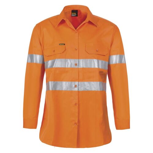 Womens Light Weight Hi Vis Shirt with CSR Tape Thumbnail