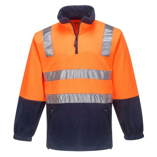 Hi Vis Contrast 1/4 Zip Polar Fleece Thumbnail