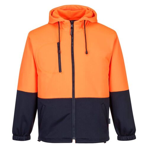 Hi Vis Water Repellent Contrast Zipped Class D Hoodie Thumbnail