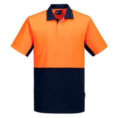 Hi Vis Contrast Class D Short Sleeve Polo Shirt Thumbnail