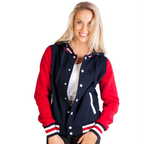 Womens Varsity Jacket & Hood Thumbnail