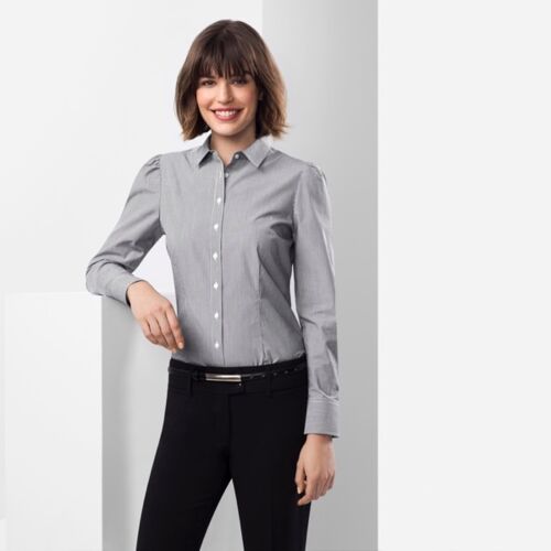 Women Euro Long Sleeve Shirt Thumbnail