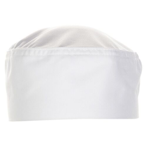 Cool Vent Chef Beanie White and Black  Thumbnail