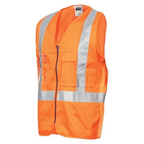 Cross Back Cotton Safety Vests with CSR Reflective Tape Thumbnail
