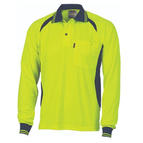 Cool Breeze Contrast Mesh Polo Thumbnail