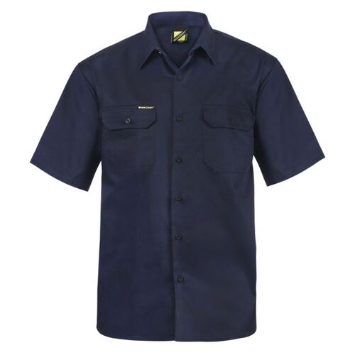 Mens Short Sleeve Cotton Drill Shirt Thumbnail