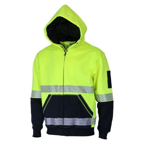HiVis Segmented Tape Full Zip Hoodie. Thumbnail