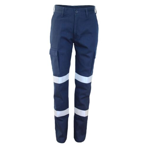 Womens Double Hoops Taped Cargo Pants. Thumbnail