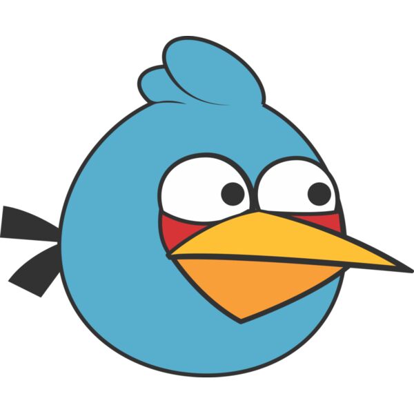 Blue Angry Bird Thumbnail